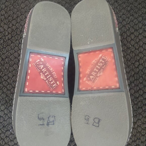 L'artiste spring step clog slip on shoes size 8.5 - Picture 5 of 6